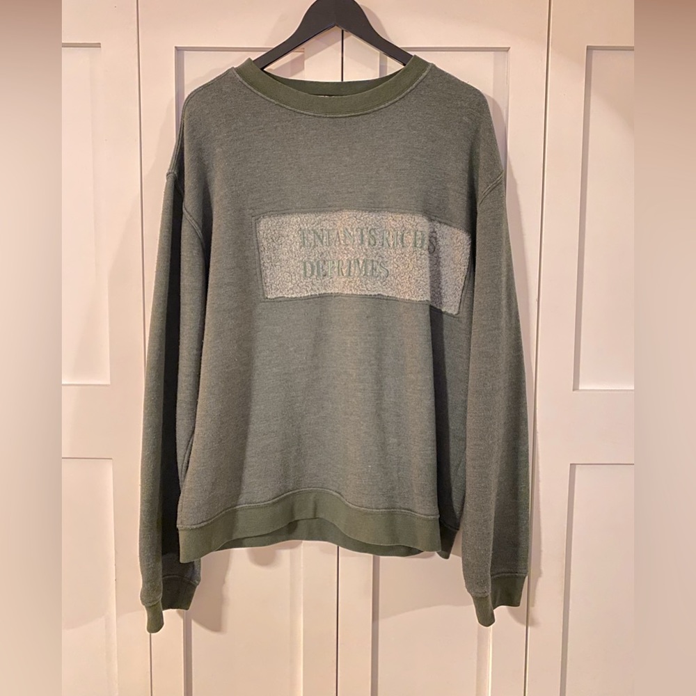 Enfants Riches Deprimes Green Nouveau Logo Sweatshirt